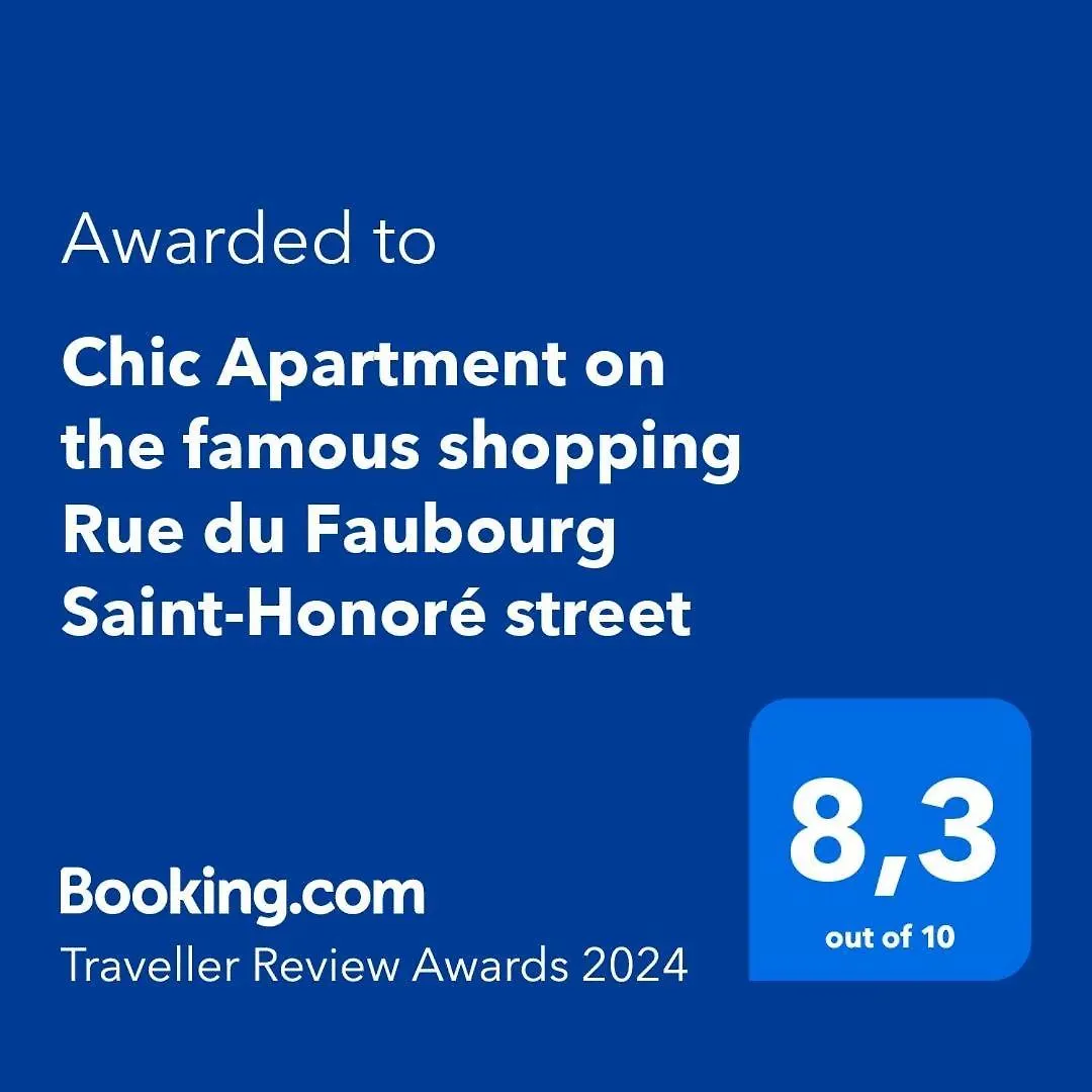 Chic Apartment On The Famous Shopping Rue Du Faubourg Saint-Honore Street Paris